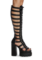 Hex Platform Heels