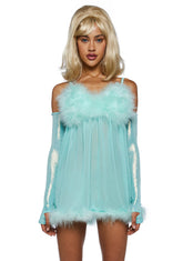 Fembot Babe Costume Set - Mint