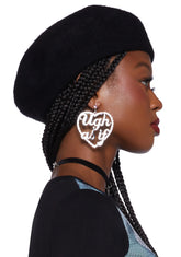 Earth To Cher Heart Earrings