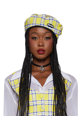 As If Plaid Beret