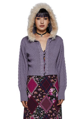 Cozy Retreat Cable Knit Hoodie