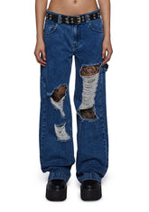 Weathered Soul Distressed Jeans