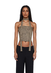 Shaloe Bandeau Top And Scarf Set