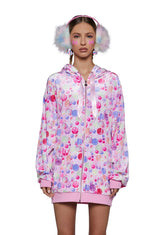 Sweet Pieces Velour Hoodie