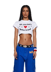 Daddy Issues Cropped Tee
