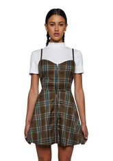 Call Back Top And Dress Set - Brown