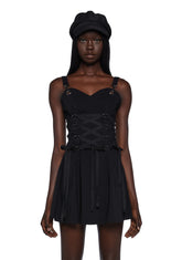 Photo Op Lace-Up Dress