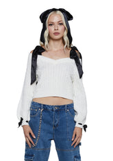 Demure Prowess Knit Sweater