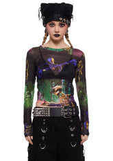 Lovely Bones Mesh Top