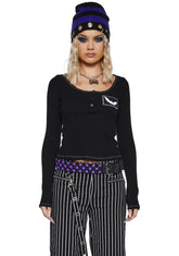 Beware Boys Knit Top