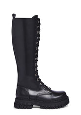 Teen Craft Knee High Boots - Black