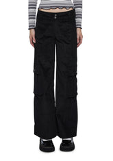 One Way Trip Cargo Pants - Black
