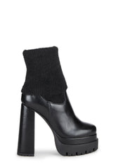 Roddy Platform Boots - Black