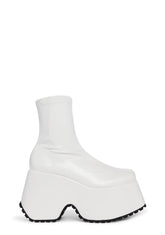 Ybarra Platform Boots - White