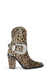 Sheriff Shine Cowboy Boots - Leopard