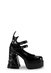 Against Midnight Platform Heels