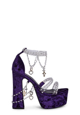 Holy Revelation Platform Heels - Purple