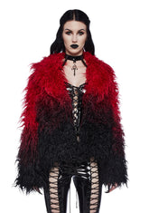 I'd Die Again Ombre Jacket- Red