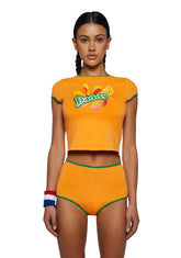 Juicy Mirinda Booty Shorts And Baby Tee Set