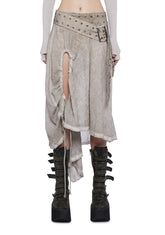 Fader Asymmetrical Midi Skirt