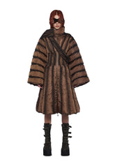 Fader Puffer Jacket And Scarf