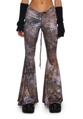 Fader V-Cut Washed Bell Bottoms - Rust