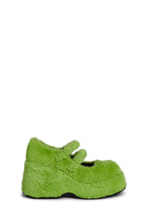 Theater Geek Platform Mary Janes - Green