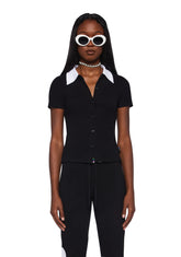 Highlife Harbor Collared Top