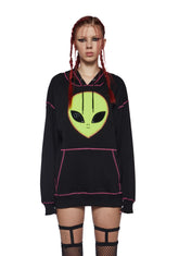 Alien Antics Graphic Hoodie