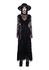 Nightfall Descent Maxi Dress