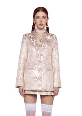 Eternal Elegance Brocade Blazer