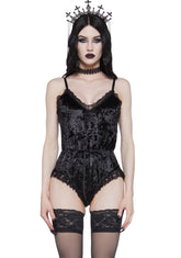 Cryptic Thirst Velvet Romper