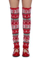 Snowy Soiree Leg Warmers