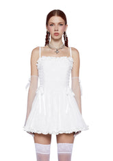 Sweet Icing Corset Dress - White