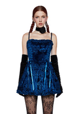 Sweet Icing Corset Dress - Sapphire