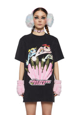 Time To Kick Butt Oversized Tee