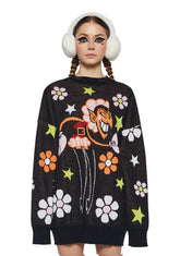 Boogie Frights Intarsia Sweater