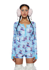 Snuggle Bunny Thermal Romper