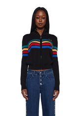 Ultimate Throwback Zip-Up Sweater - Black
