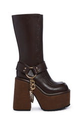 Stay Pressed Platform Boots