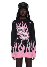 Flame N’ Hotties Oversized Sweater