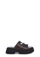 Feeling Good Platform Slides - Brown