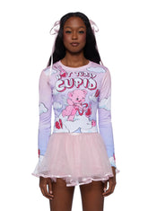 Hearts On Fire Long Sleeve Top