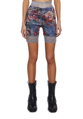 Rumor Romance Biker Shorts - Floral