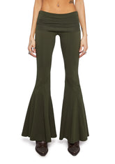 Dew Morning Flare Pants- Green