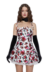 Scandal Sheet Taffeta Dress - Floral