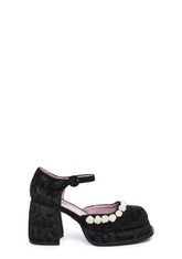 Refined Rose Platform Mary Janes