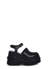 Catching Flights Platform Mules - Black