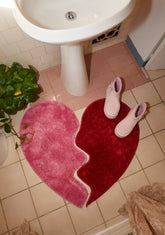 Torn A Heart Bathmat