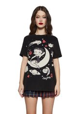 She's Got The World Oversized Tee